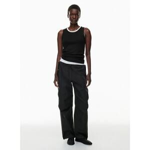 NWT Group Babaton Aritzia Emerson Pants Women's Parachute Black 6